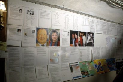 Die Pinwand über die Fimographie der Pumuckl TV-Produktion.