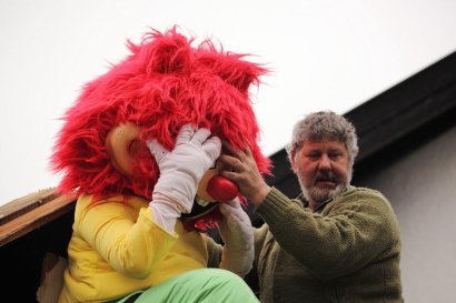 Armin Krattenmacher l&auml;sst den Pumuckl erscheinen