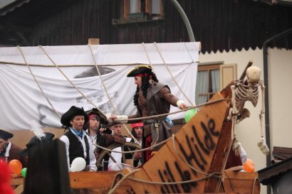 Jack Sparrow mit seinem Geisterschiff 